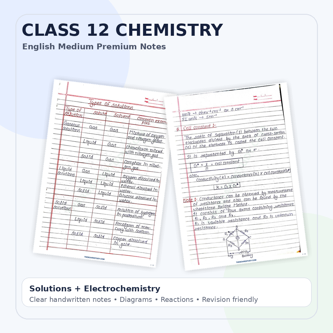 Chemistry Notes Preview 1