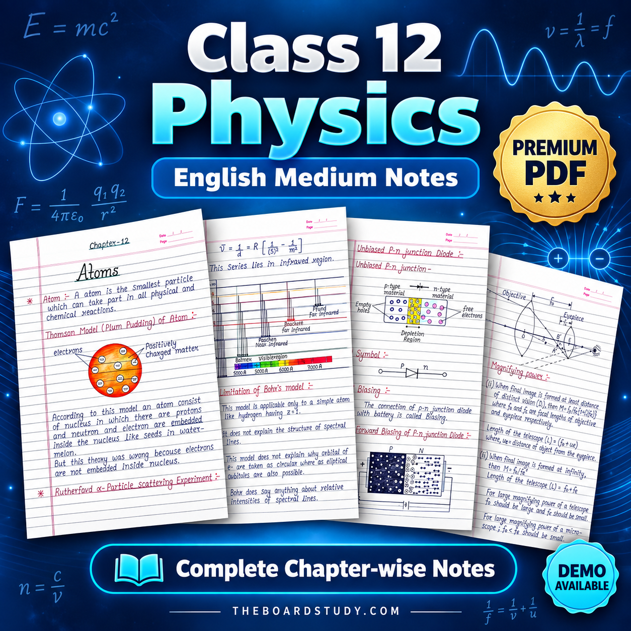 Class 12 Physics Premium Notes